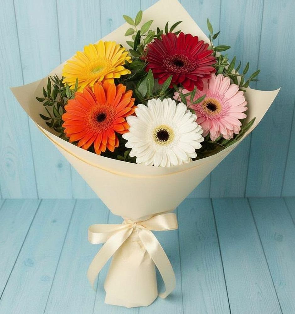 Букет цветов из: Герберы в Плавске