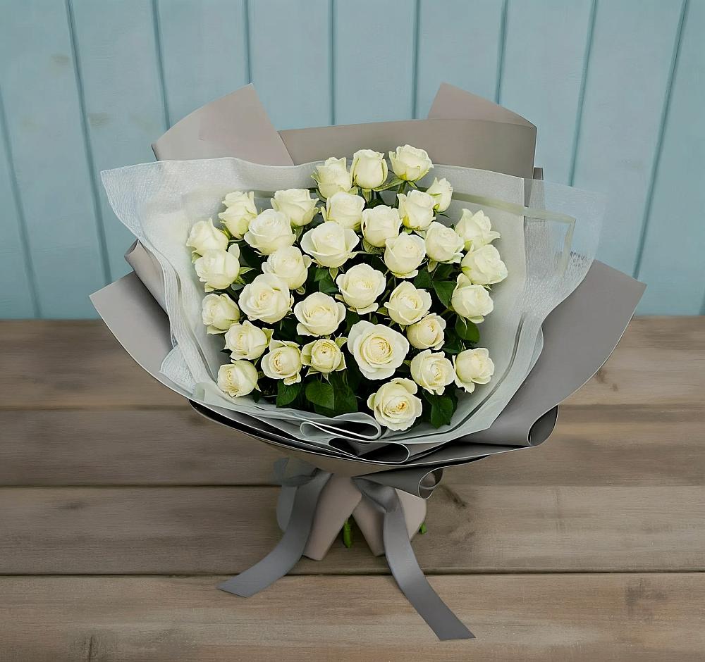 Букет Белоснежная нежность в Плавске