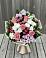 Букет цветов из: Альстромерии, Гвоздики, Розы и Хризантемы в Плавске