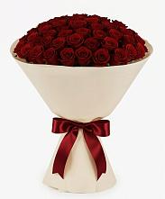 Букет 101 Бордовая роза Блэк Бакарра в Плавске