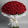Букет 101 Красная роза Блэк Мэджик в Плавске