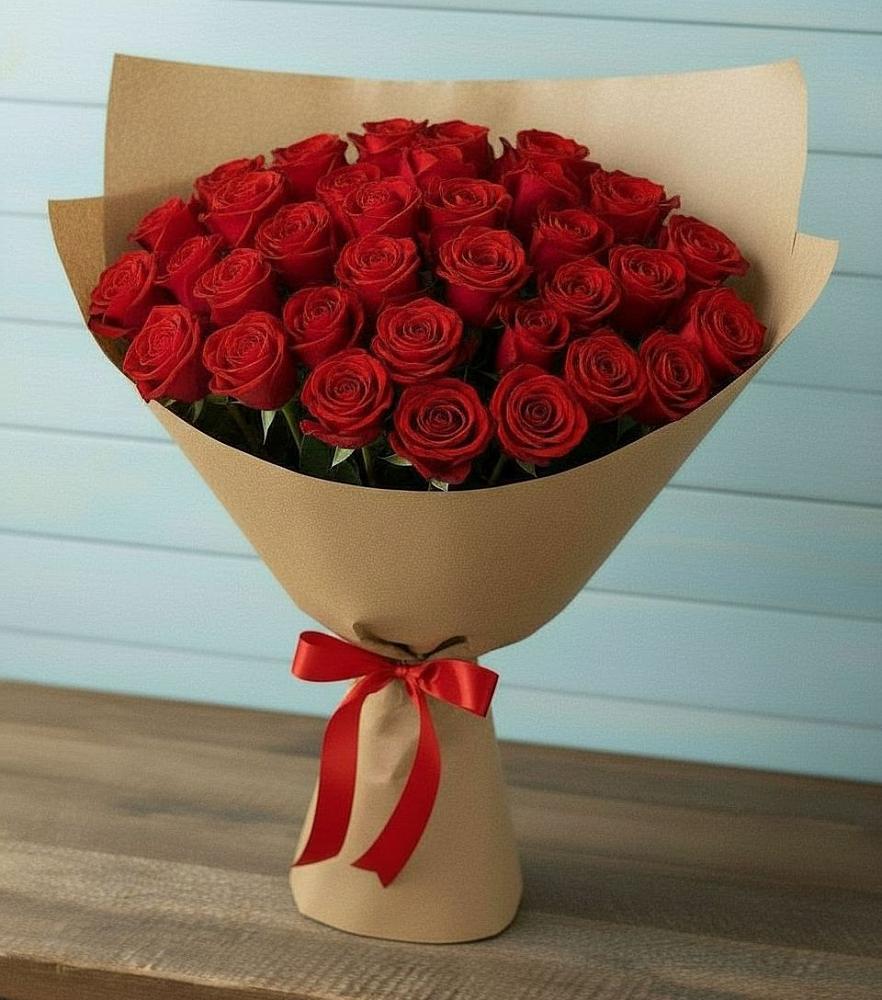 Букет Красные розы Милано в Плавске