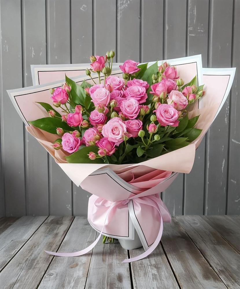 Букет Розовый кустик в Плавске