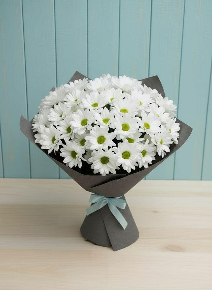 Букет цветов из: Хризантемы в Плавске