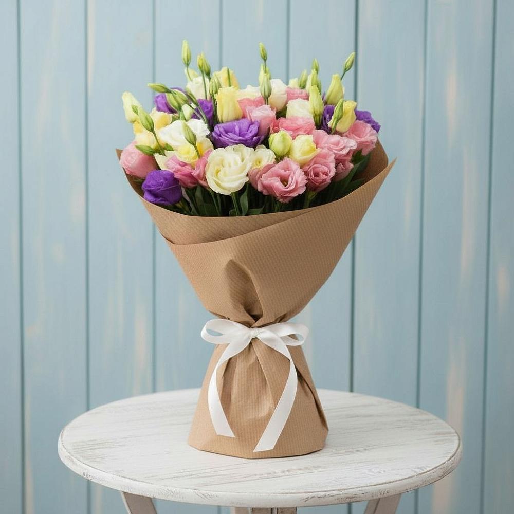 Букет цветов из: Лизиантусы в Плавске