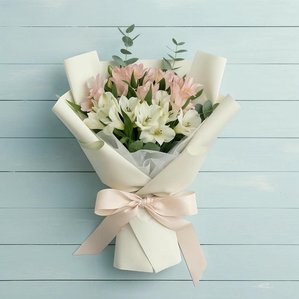 Букет цветов из: Альстромерии в Плавске